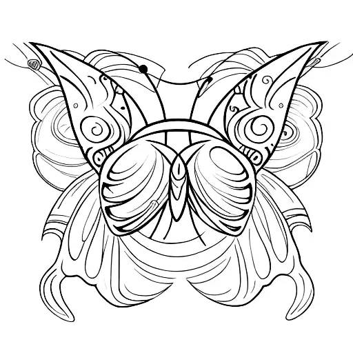 Butterfly Nova tattoo design idea