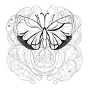 Butterfly Nova tattoo design idea