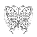 Butterfly Nova tattoo design idea
