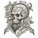 XXIV tattoo design idea