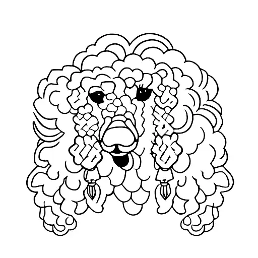 poodles tattoo design idea