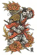bushido virtues tattoo design idea
