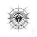 Biblically Accurate Ophanim tattoo design idea