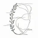 Spinal tattoo design idea