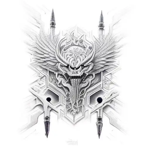 no weapon formed against me  tattoo design idea