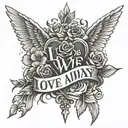 love will always win tattoo design idea