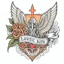 love will always win tattoo design idea
