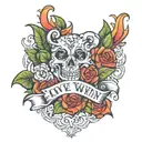 love will always win tattoo design idea