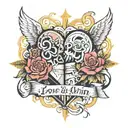 love will always win tattoo design idea