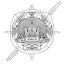 Queen's Crown tattoo design idea