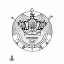 Queen's Crown tattoo design idea