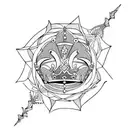 Queen's Crown tattoo design idea