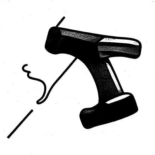 rocks an hammer tattoo design idea