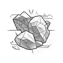 ROCKS AND GEOLOGY HAMMER tattoo design idea