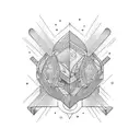 GEOLOGY HAMMER tattoo design idea