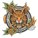 door tattoo design idea