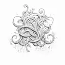 Vine with the word Barbara  in it a very pretty font  tattoo design idea