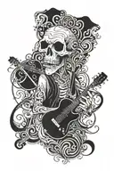 music, religion, positive both names Frank both passed away a brother and father tattoo design idea