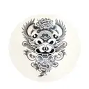 Foo Dog tattoo design idea