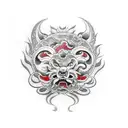 Foo Dog tattoo design idea