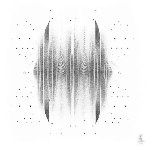 Sound waves  tattoo design idea
