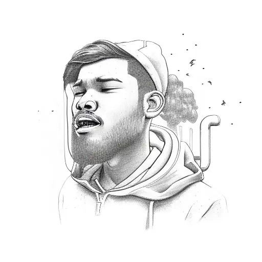 good kid maad city album cover tattoo design idea