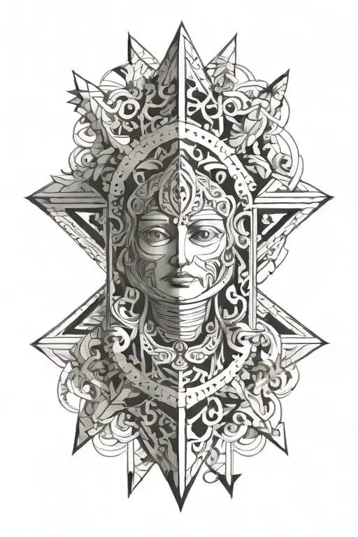 renaissance art tattoo design idea