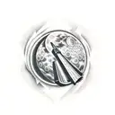 Moonlight Social tattoo design idea