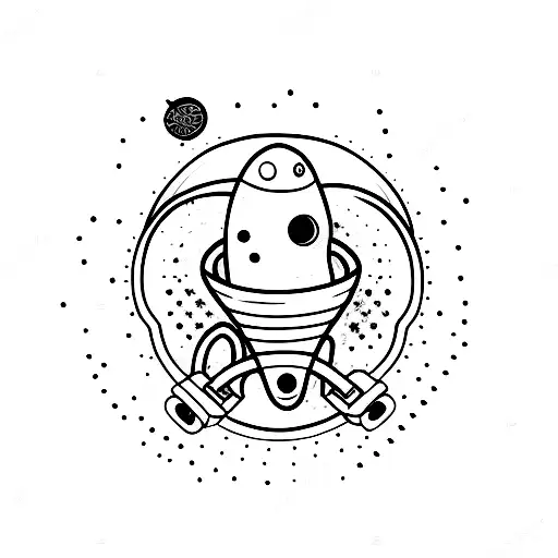 sheet ghost rollerskating tattoo design idea