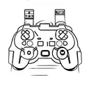 gaming controller tattoo design idea