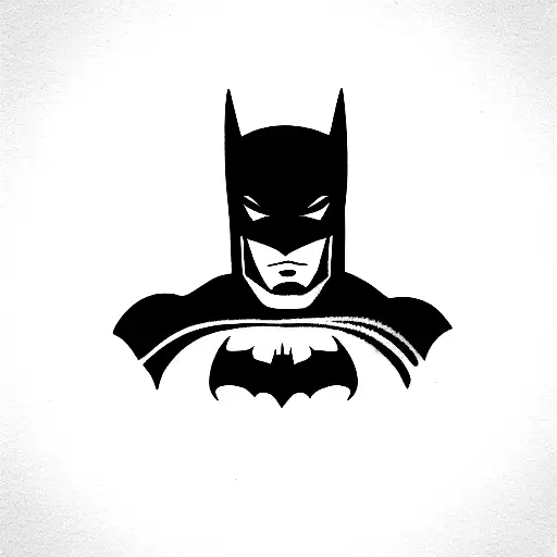 Batman and Poison Ivy Tattoo Flash Print – Jared Gaines Art