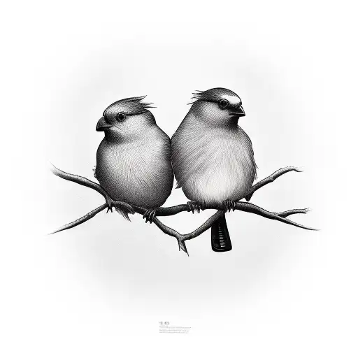 3 siblings represented as 3 birds small tattoo tattoo design idea