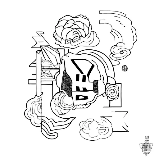 bts tattoo design idea