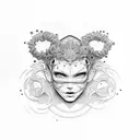 double r's tattoo design idea