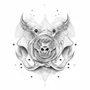 double r's tattoo design idea