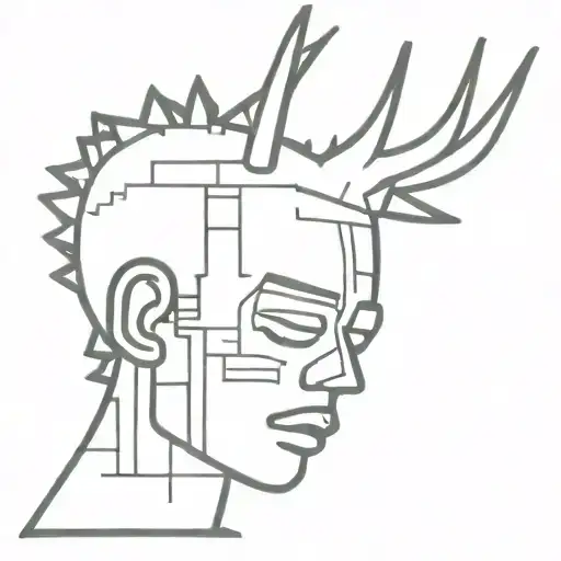 basquiat tattoo design idea