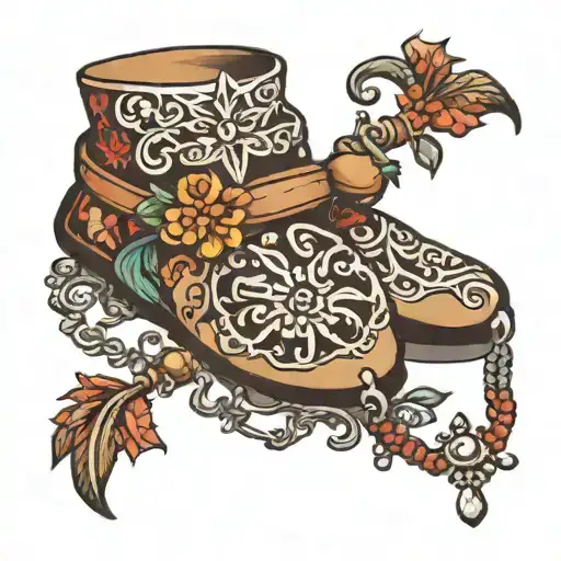 ankle bracelet style tattoo tattoo design idea