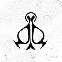 Ankh Symbol and 6 of spades tattoo design idea
