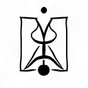 Ankh Symbol and 6 of spades tattoo design idea