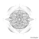Moon tattoo design idea