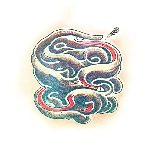 medusa meander tattoo design idea