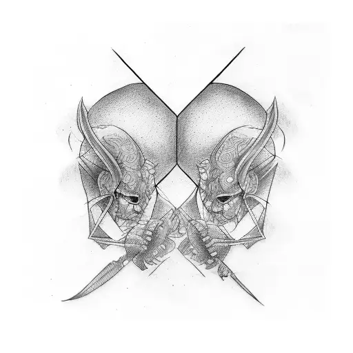 gemini tattoo design idea