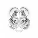 gemini tattoo design idea