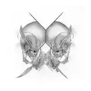 gemini tattoo design idea