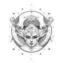 gemini tattoo design idea