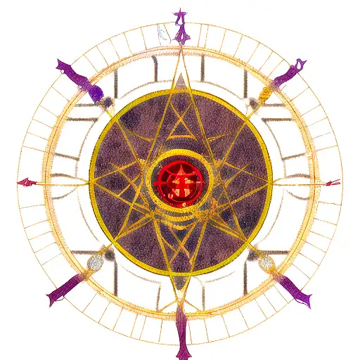 from the anime full metal alchemist I want an alchemy circle tattoo design idea