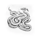 Year of the snake tattoo design idea