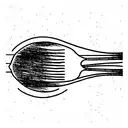 life is soup I am fork tattoo design idea