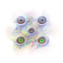 A 3-d puzzle piece to a weird alien universe tattoo design idea