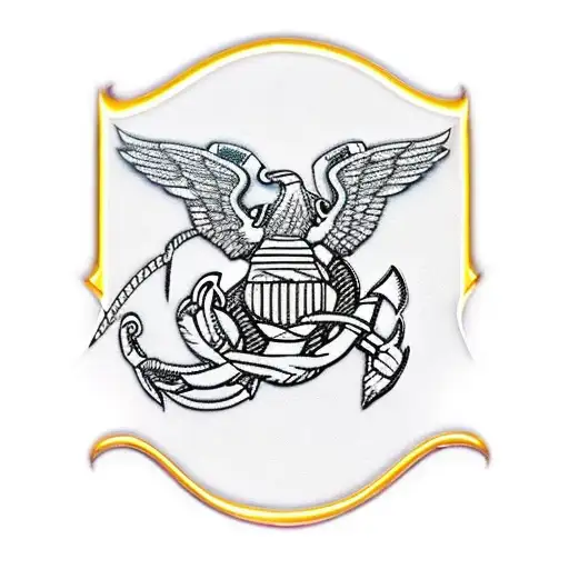USMC tattoo design idea